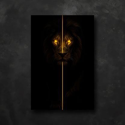 Aslan Neon Posteri
