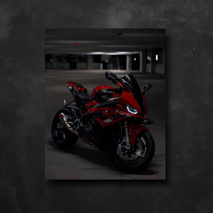 BMW S1000RR Neon Posteri
