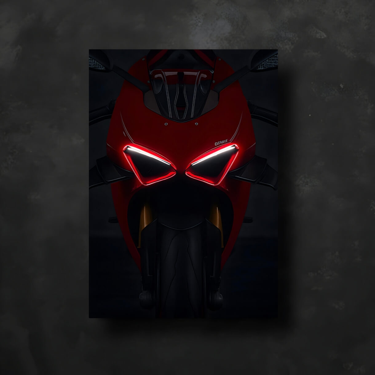 Ducati Panigale V4 Neon Posteri