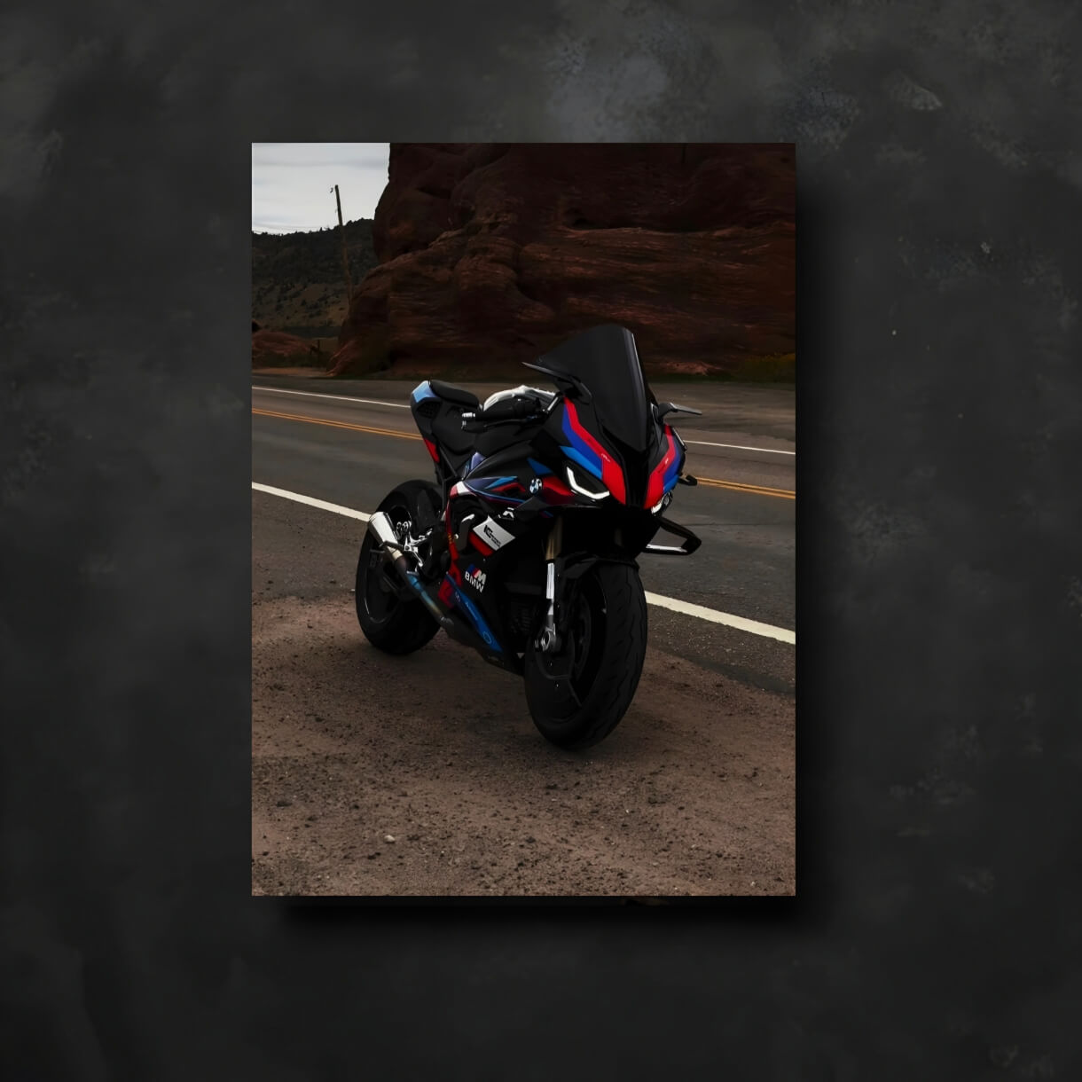 BMW S1000RR Neon Posteri