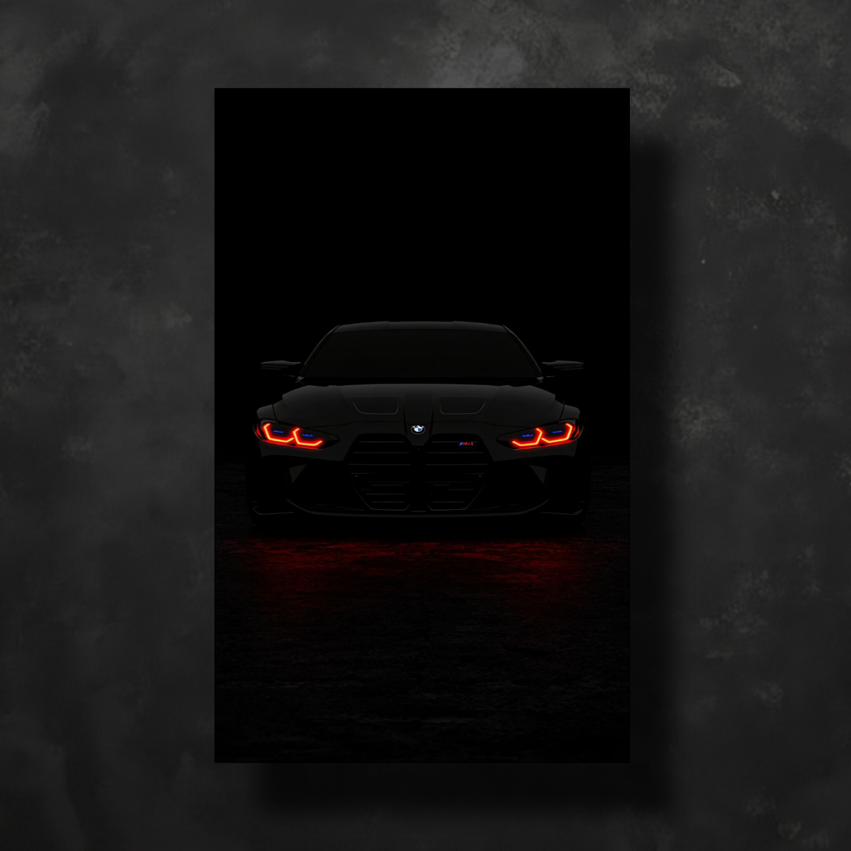 BMW M4 Neon Posteri