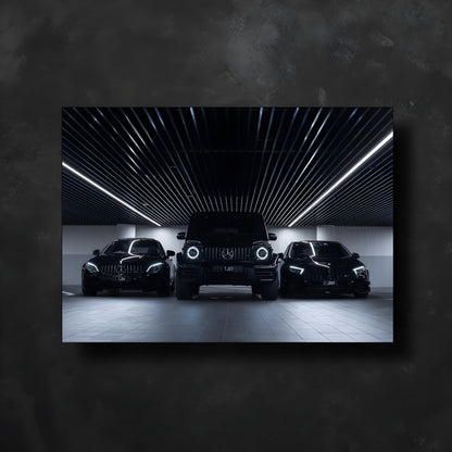 Mercedes Neon Posteri