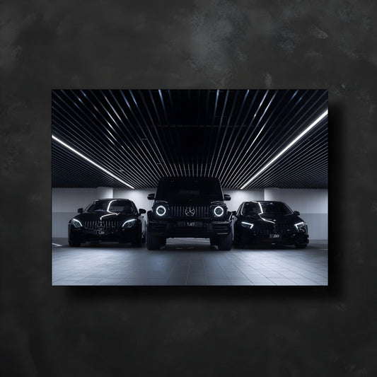 Mercedes Neon Posteri