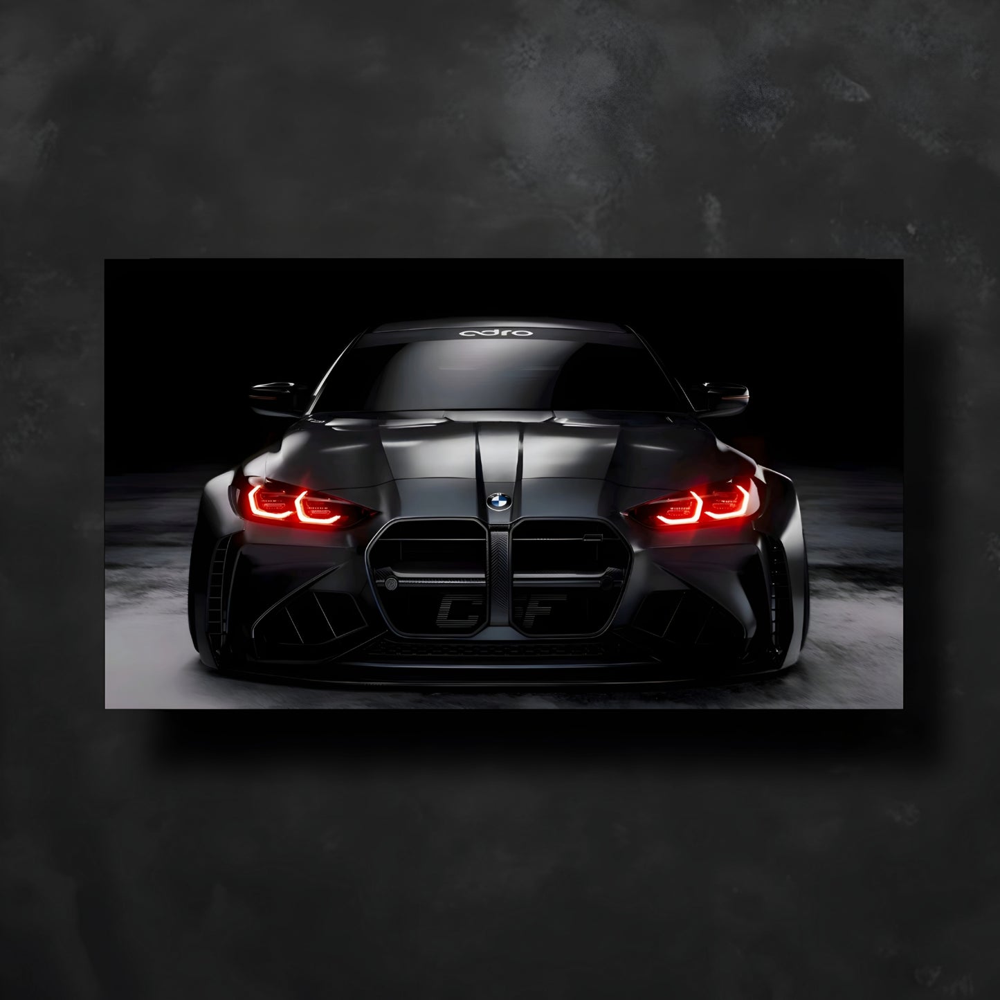 BMW M4 Neon Posteri