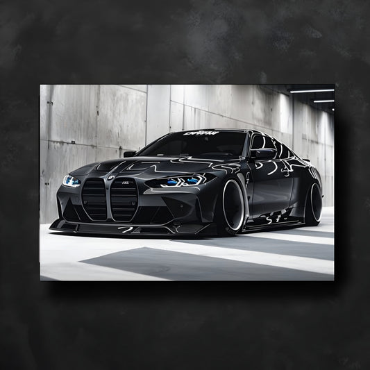 BMW M4 Neon Posteri
