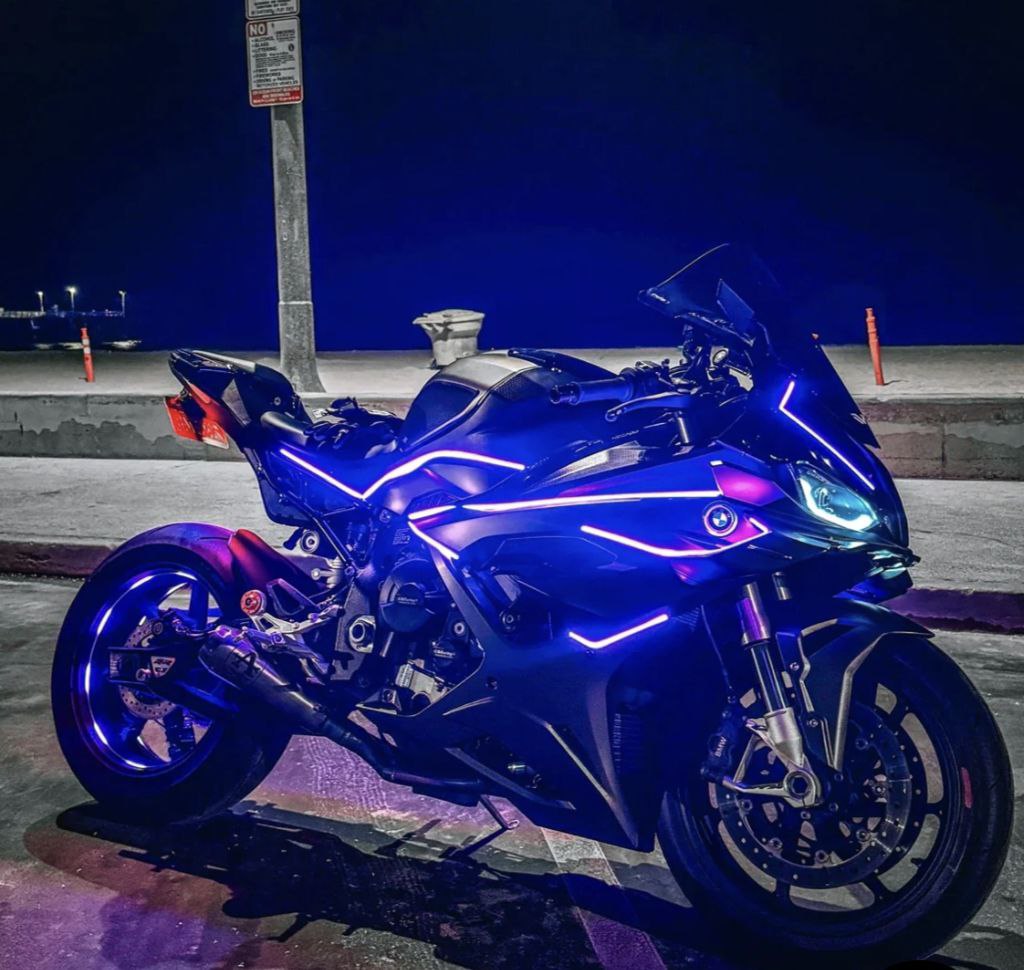 Motosiklet Işık Kiti – Çok Renkli  Ambiyans & Uygulama Destekli Premium kalite